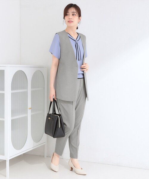 SHOO・LA・RUE（シューラルー） ベスト ジレ 「セットアップ可/洗濯後