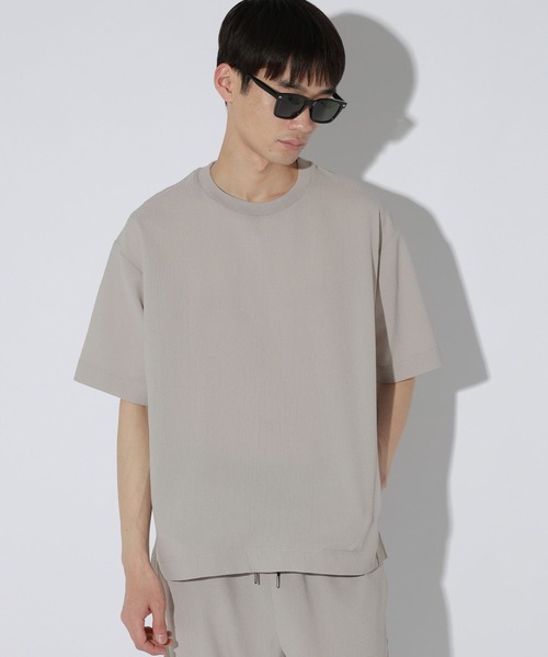 LAKOLE（ラコレ） tシャツ シボサッカープルオーバー / 650643 メンズ