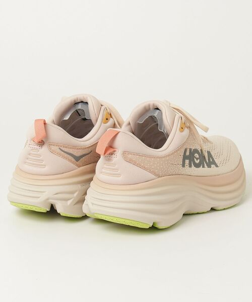 「HOKA」 ローカットスニーカー 25.0cm ベージュ レディース_画像2