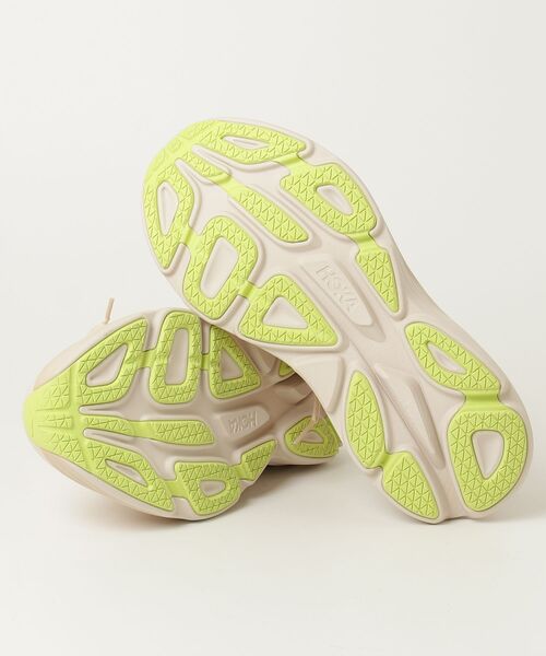 「HOKA」 ローカットスニーカー 25.0cm ベージュ レディース_画像3