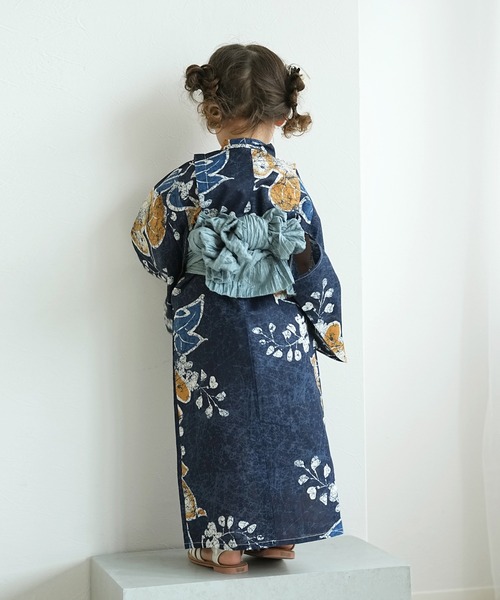 utatane 浴衣 浴衣ワンピース2点セット 男女兼用 キッズ 子供 女の子