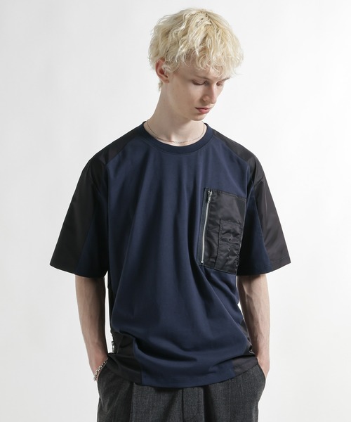 tシャツ MA-1ドッキングプルオーバー(HARE) メンズの画像