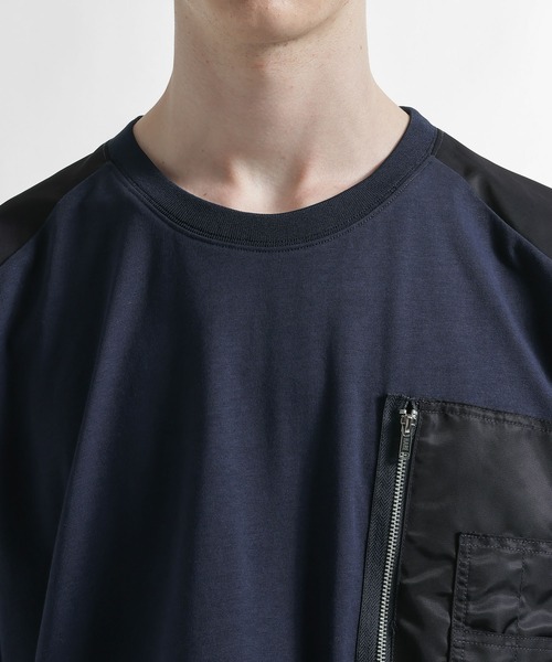 tシャツ MA-1ドッキングプルオーバー(HARE) メンズの画像