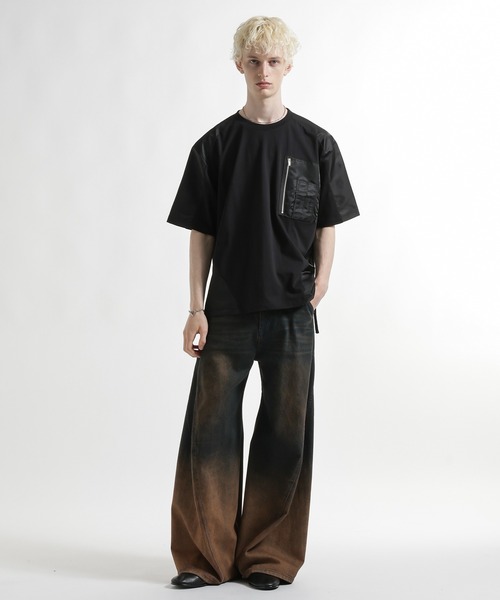 tシャツ MA-1ドッキングプルオーバー(HARE) メンズの画像