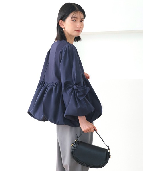 「RUIRUE BOUTIQUE」 長袖ブラウス S ブラック レディース_画像8