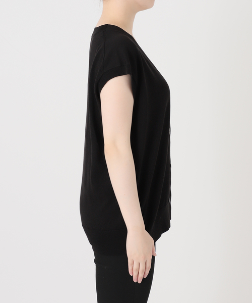 JOURNAL STANDARD ブラックノースリーブベスト JOURNAL STANDARD（ジャーナルスタンダード） ベスト ジレ WASHABLE