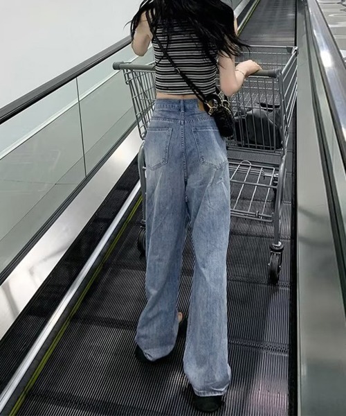 「Miniministore」 デニムパンツ S ブラック レディース_画像6