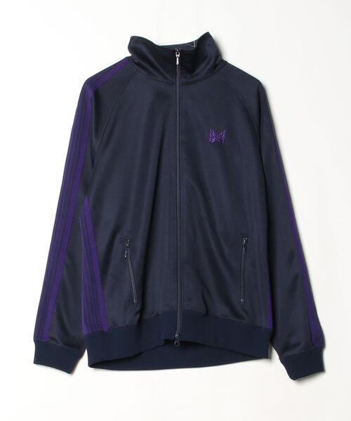 Needles ネイビー/パープル ジャージ M Needles（ニードルス） ジャージブルゾン L ネイビー メンズ