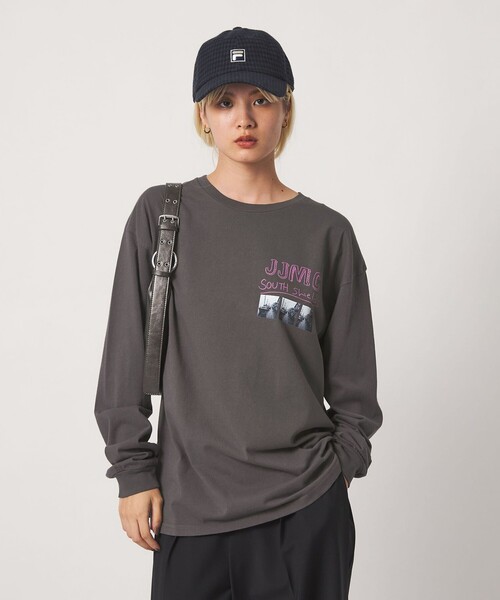 ジェイジェイマーサー tシャツ 「別注」「J.Jmercer」プリント ロング