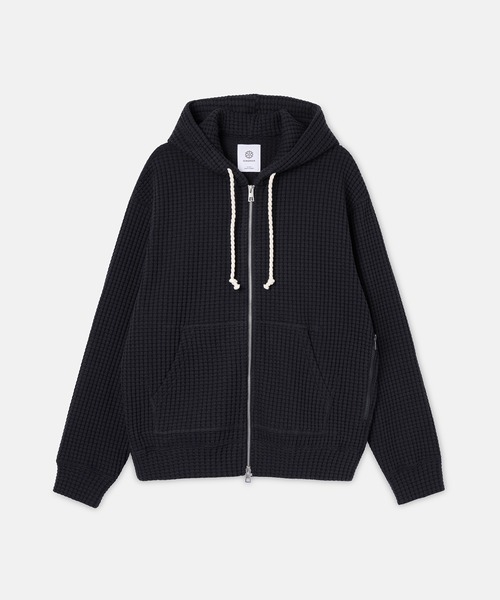 SEAGREEN（シーグリーン） パーカー ONI WAFFLE RELAX HOODIE オニ