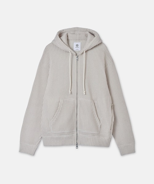 SEAGREEN（シーグリーン） パーカー ONI WAFFLE RELAX HOODIE オニ