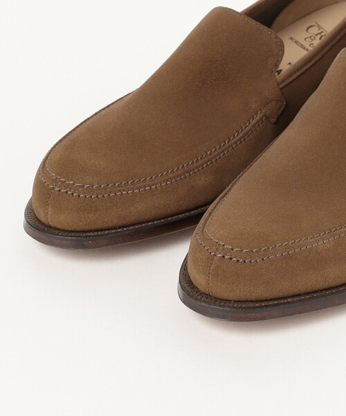 ローファー CROCKETT＆JONES × BEAMS F / 別注 GAVIN スエード エプロンフロントローファー メンズ｜zozo｜03