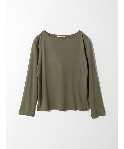 tシャツ MIDIUMISOLID for Ladies ボートネックインナープルオーバー レディース
