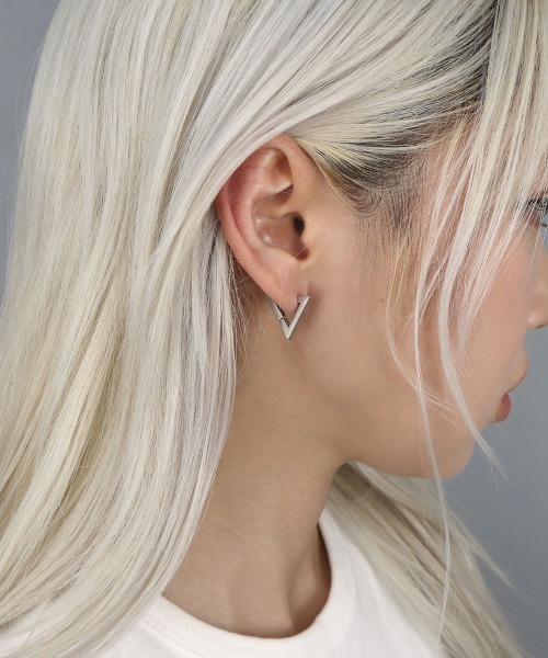 4INT. ピアス デザインフープ ピアス / サージカルステンレス316L