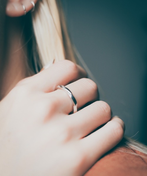指輪 リング 「sterling silver」 フリーサイズ ツイストリング