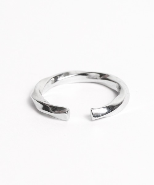指輪 リング 「sterling silver」 フリーサイズ ツイストリング