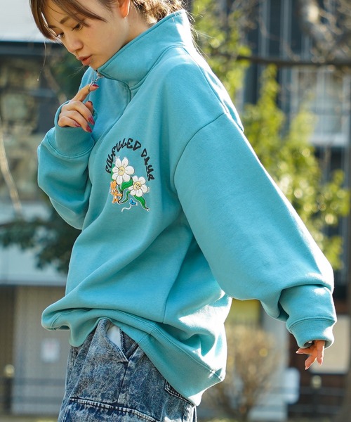 Y321【Lee】全刺繍バイキングス長袖トレーナー【XXL】パープル