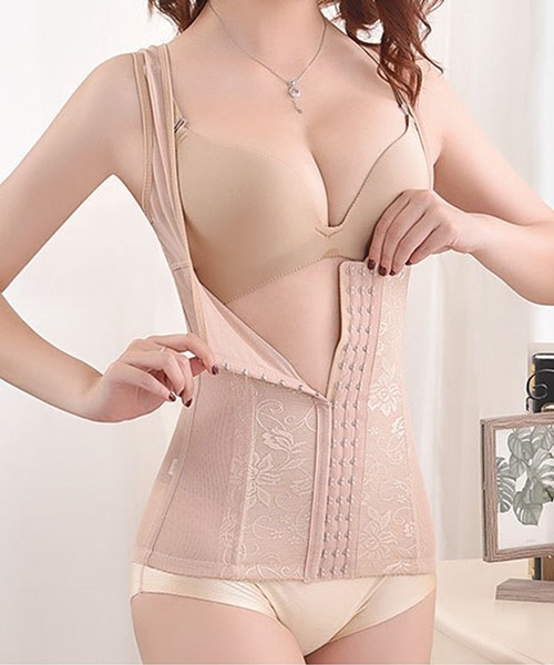 フロント ホック ベスト式 高弾力 ボディシェイパー | Lace Ladies | 06