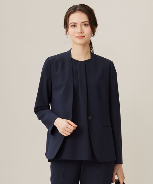 自由区（ジユウク） ジャケット ノーカラージャケット 「セットアップ