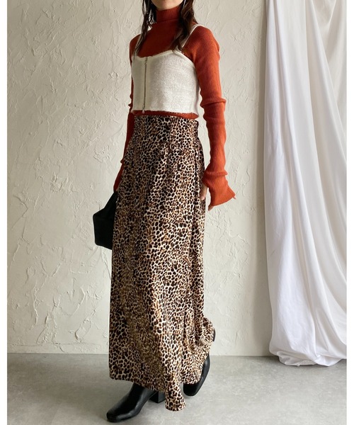 She's Closet ベスト ジレ ダブルジップアップショート丈グリッター
