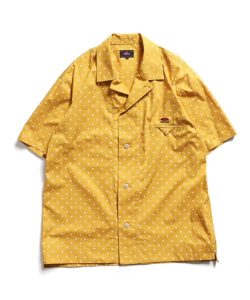 ROTAR シャツ Dot cloth Open Collar Shirt メンズ レディース