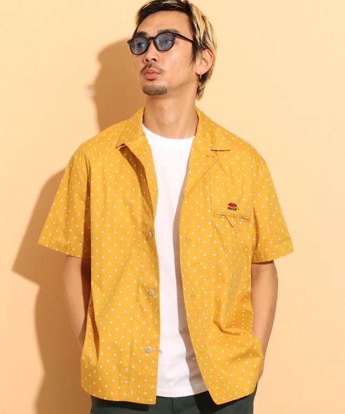 ROTAR シャツ Dot cloth Open Collar Shirt メンズ レディース