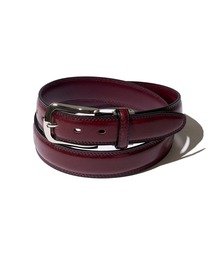 小物 TETE HOMME double buckle leather belt TETE HOMME（テット オム） ベルト 「ON/OFF兼用」フェザーイタリアン