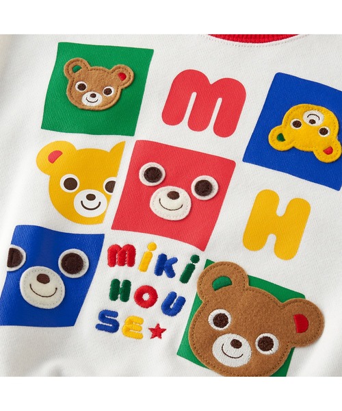 【新品未使用】ミキハウス プッチー トレーナー 110センチ MIKI HOUSE トレーナー パズルブロックプッチートレーナー