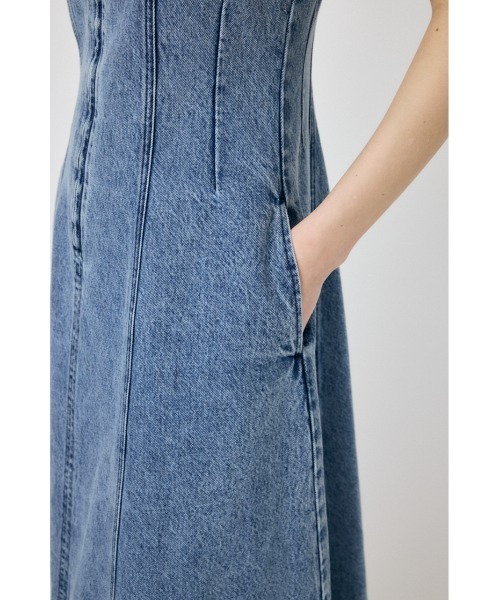 MOUSSY（マウジー） ワンピース 夏 ZIP UP DENIM ドレス : ZOZOTOWN