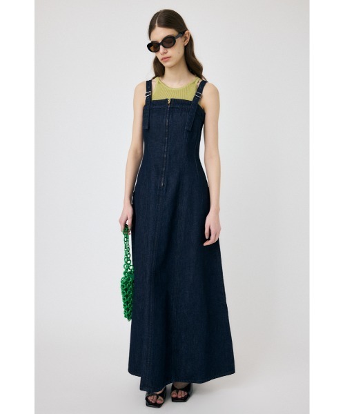 MOUSSY（マウジー） ワンピース 夏 ZIP UP DENIM ドレス : ZOZOTOWN