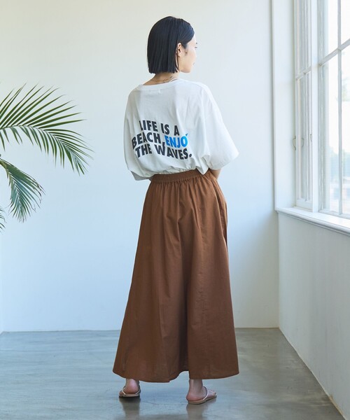 coen スカート コットンリネンフレアスカート : ZOZOTOWN Yahoo