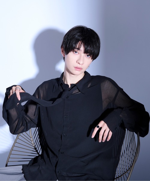 Ellno Loset（エルノロゼット） シャツ ネクタイツキシアーシャツ