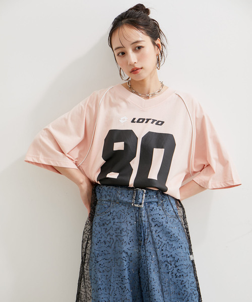 VIS tシャツ LottoコラボBIGゲームTシャツ レディース