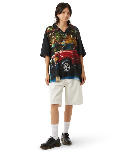 シャツ HUF X LAND CRUISER BIG CITY RESORT SHIRT / HUF ハフ トヨタ  