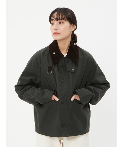 Barbour ブルゾン アウター 「SPEY / スペイ」ワックス ショート