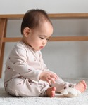 ベビー服 ロンパース ダブルジップ 長袖 カバ...の詳細画像2