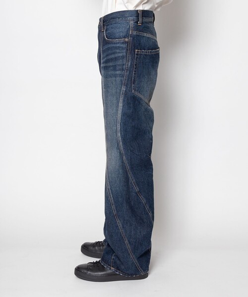 ジーンズ 「KHOKI / コッキ」3D cutting denim pants メンズ 