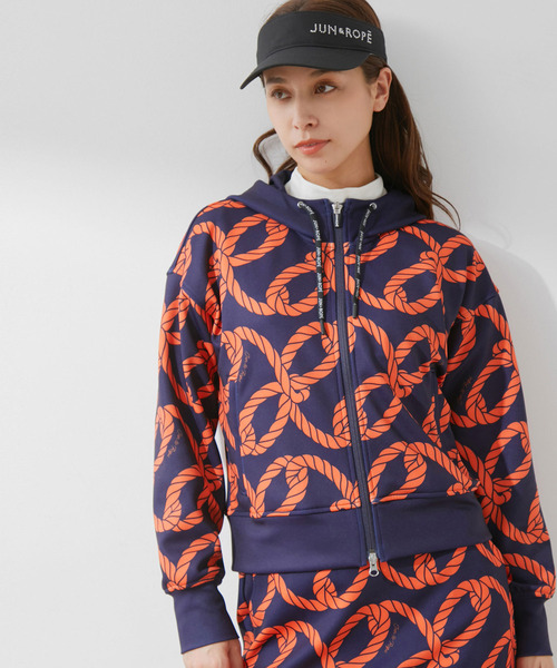 JUN&ROPE'（ジュンアンドロペ） ブルゾン アウター ロープ柄