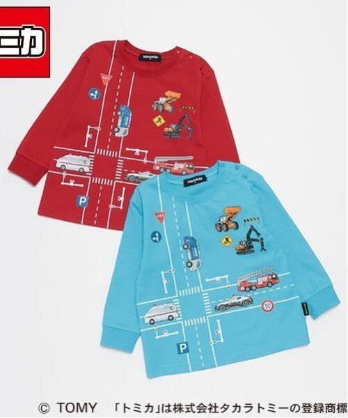 kladskap（クレードスコープ） tシャツ 「トミカ」長袖Tシャツ キッズ