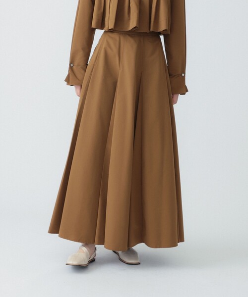 Ray BEAMS スカート RBS / タフタ タック フレア : ZOZOTOWN Yahoo!店  