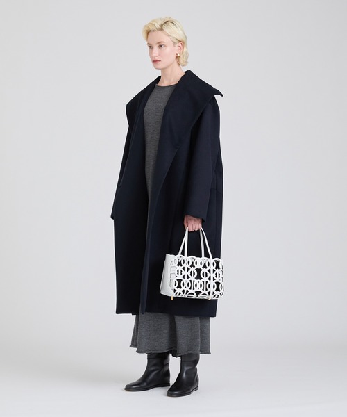 HOUSE OF LOTUS アウター ショールカラーライトカシミヤコート 