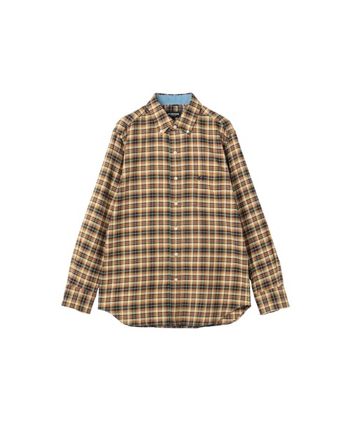 【新品・未使用】秋コーデにMCGREGOR シャツ Lサイズ McGREGOR ブラウス シャツ リネンセミワイドシャツ レディース