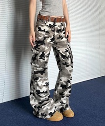 gossip!ロサンゼルス ジーンズ デニム デニムパンツ Y2K 迷彩柄