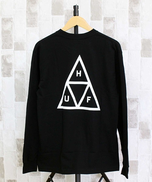 国内翌発☆HUF☆トライアングルロングTシャツ HUF tシャツ ハフ セット トリプルトライアングル ロング