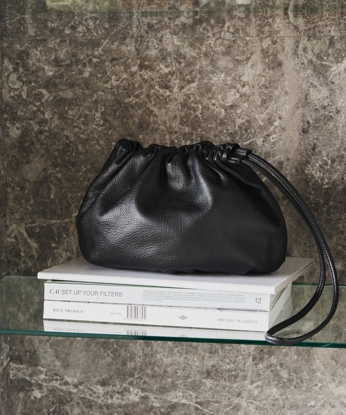 russet（ラシット） ショルダーバッグ バッグ レザー巾着4WAY