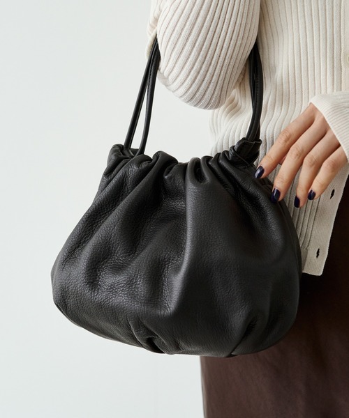 福袋 オンライン レザー4WAYショルダーバッグ russet ブラック 【公式