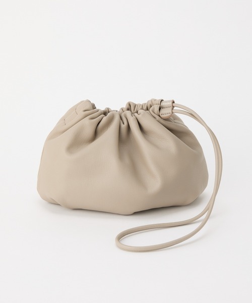 russet 4wayレザー巾着ショルダーバッグ russet（ラシット） ショルダーバッグ バッグ レザー巾着4WAY