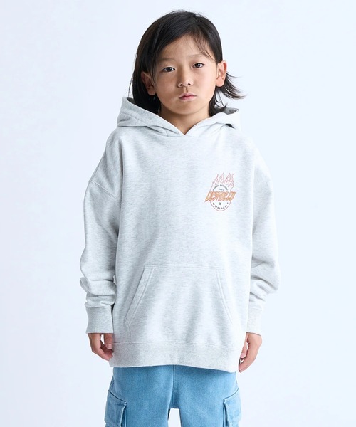 DC SHOES パーカー 24 KD FIERY PH/DCキッズプルオーバーフード