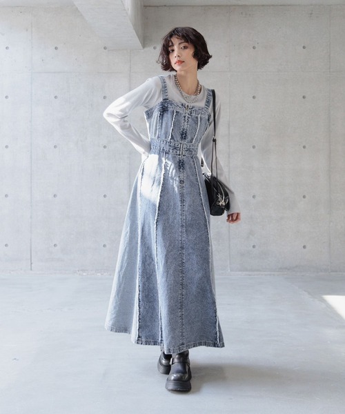 PAGEBOY ワンピース キリカエデニムワンピース : ZOZOTOWN Yahoo