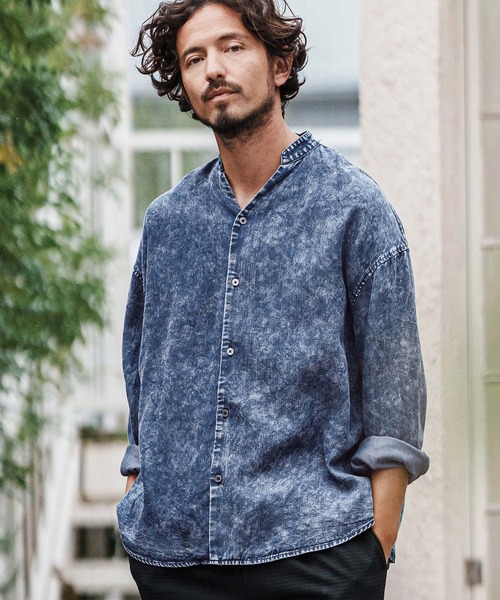 micchany様ネイビーシャツ CAMBIO（カンビオ） シャツ メンズ : ZOZOTOWN Yahoo!店 - 通販